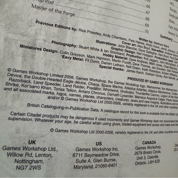 Warhammer 7 Book Lot 40K Codex Space Marine Warcry Core Book Orcs Goblins Sigmar - Picture 13 of 14